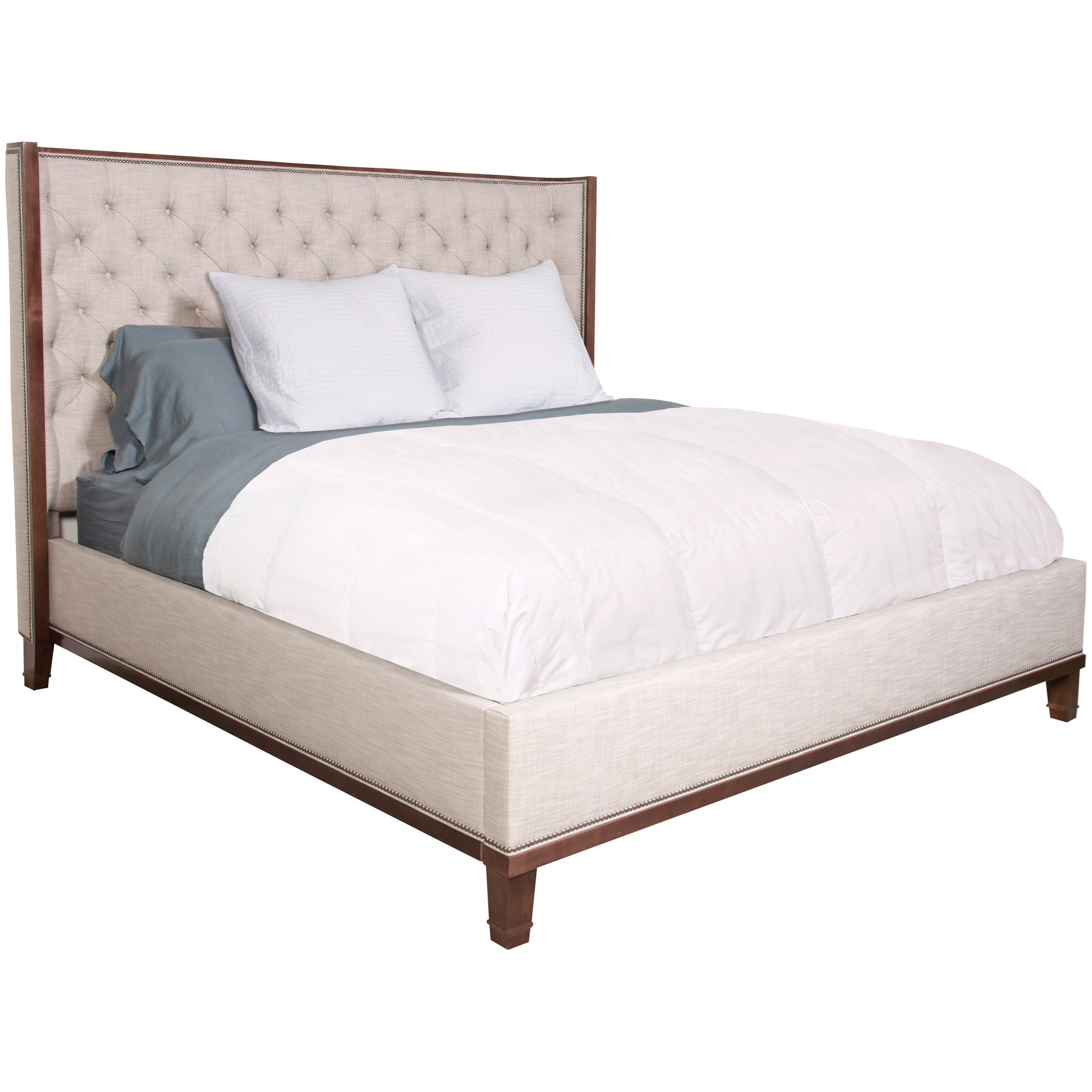 Weiss tufted sleigh bed sale